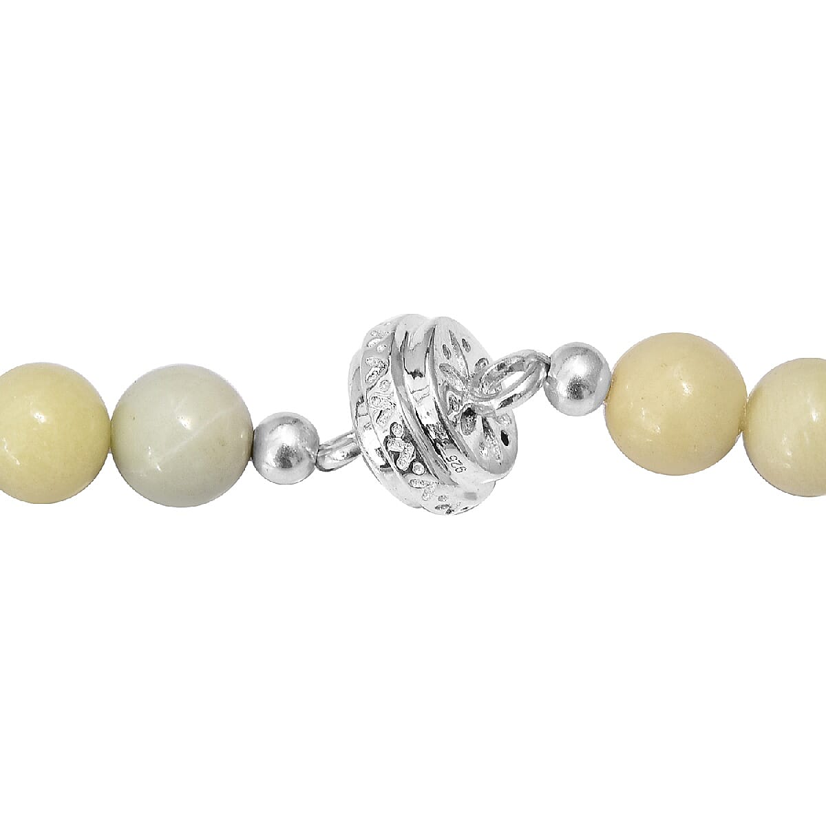 TJC Launch-Extremely Rare Natural  Serpentine Necklace (Size 18) with Magnetic Lock in Sterling Silver 235.00 Ct.