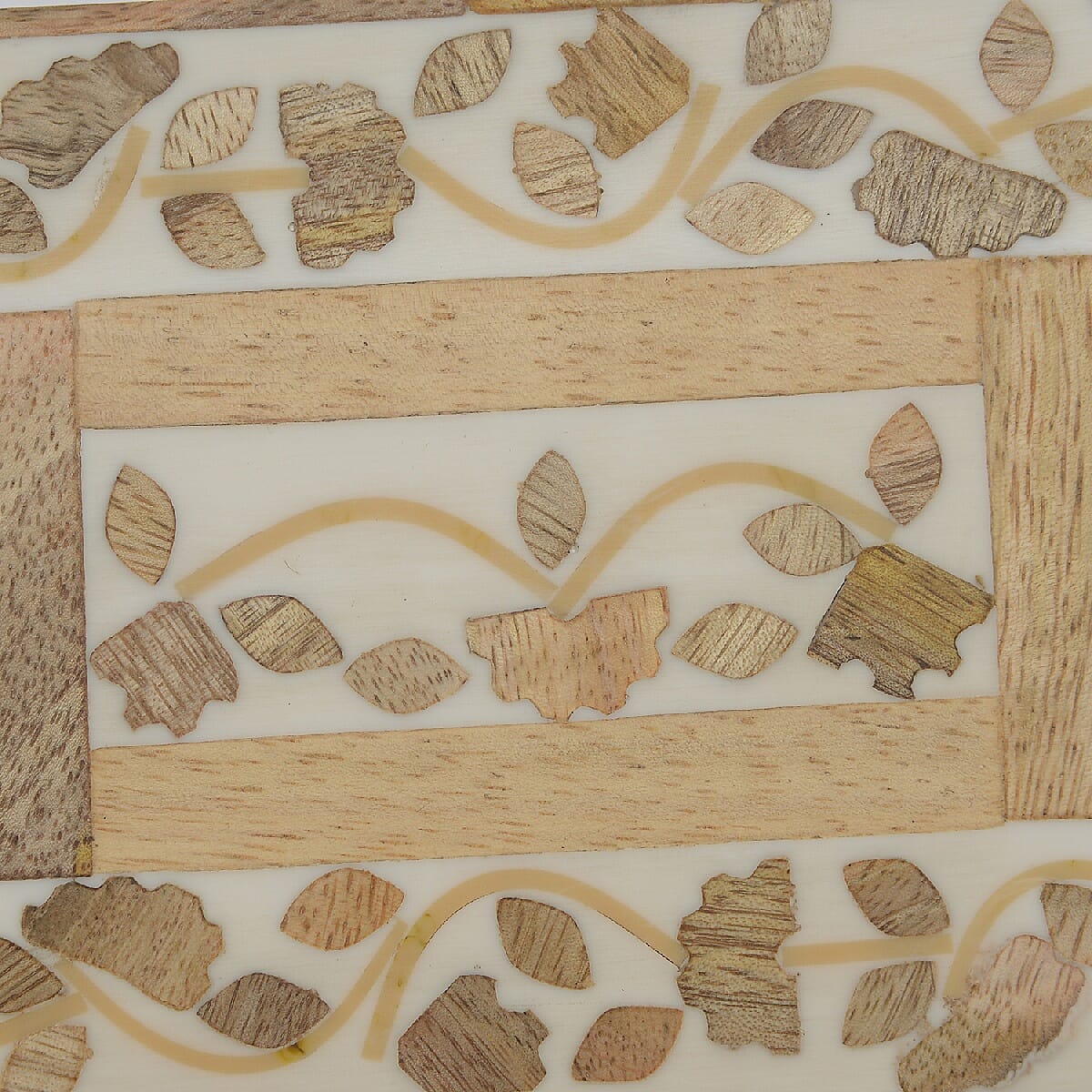 Handmade Bone and Mango Wood Inlay Storage Box (Size 15x10x6 Cm)