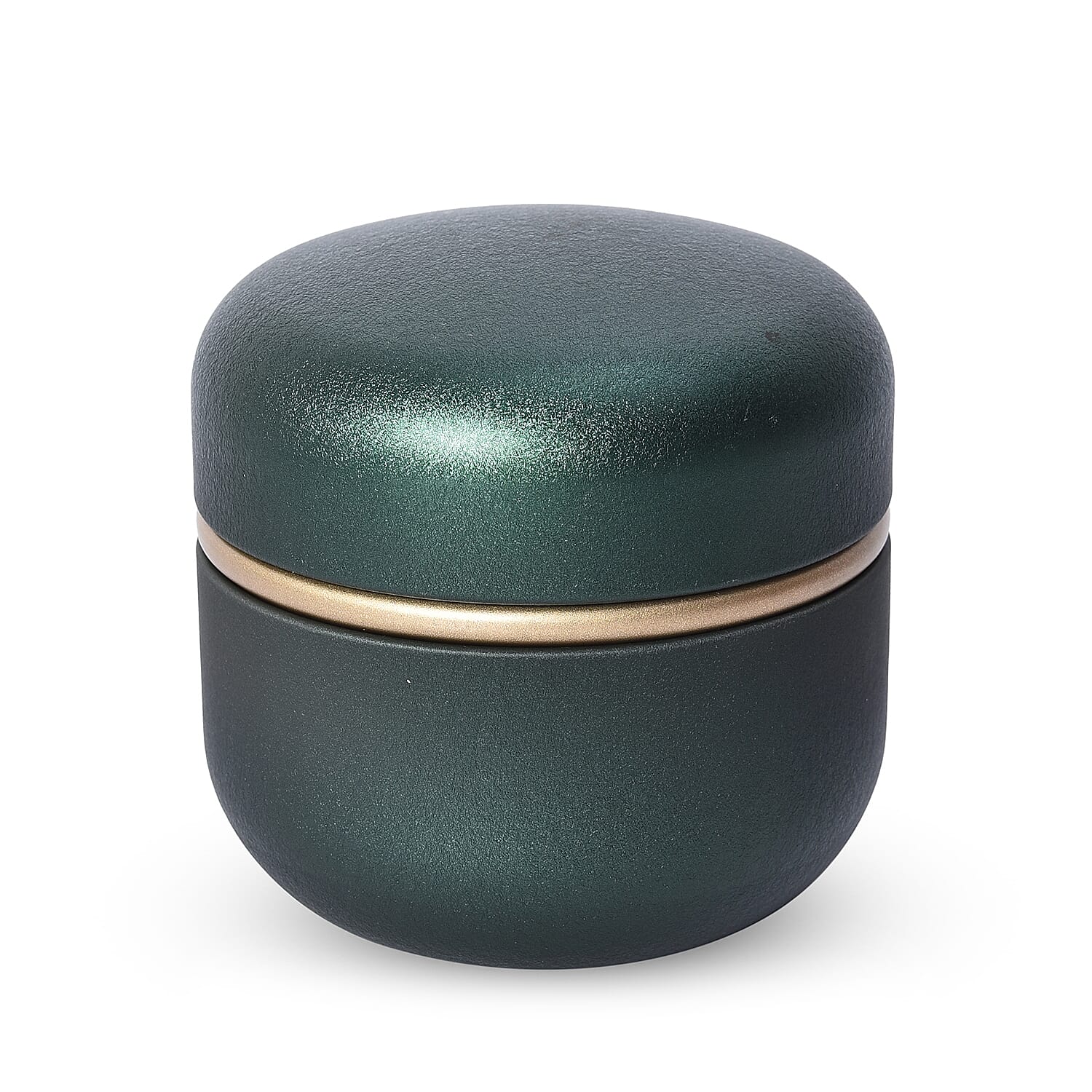 Coffee Scented Candle in Metal Container with Gift Box (Size 9x8 Cm) Made With Soybean Wax - Green