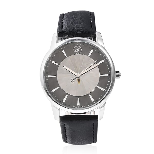 GENOA Japanese Movement Water Resistant Watch in Stainless Steel in ...