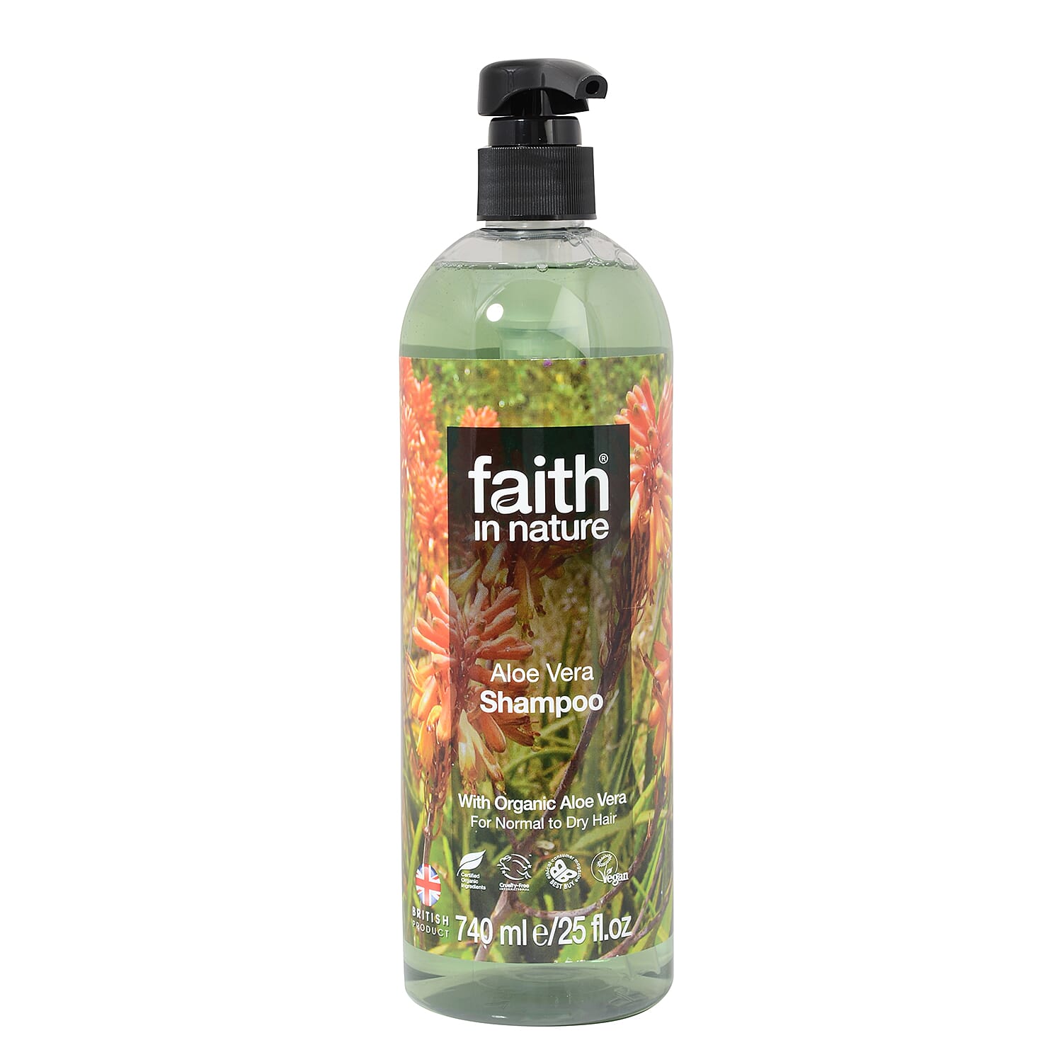 Faith in Nature: Aloe Vera Shampoo & Conditioner Duo - 740ml