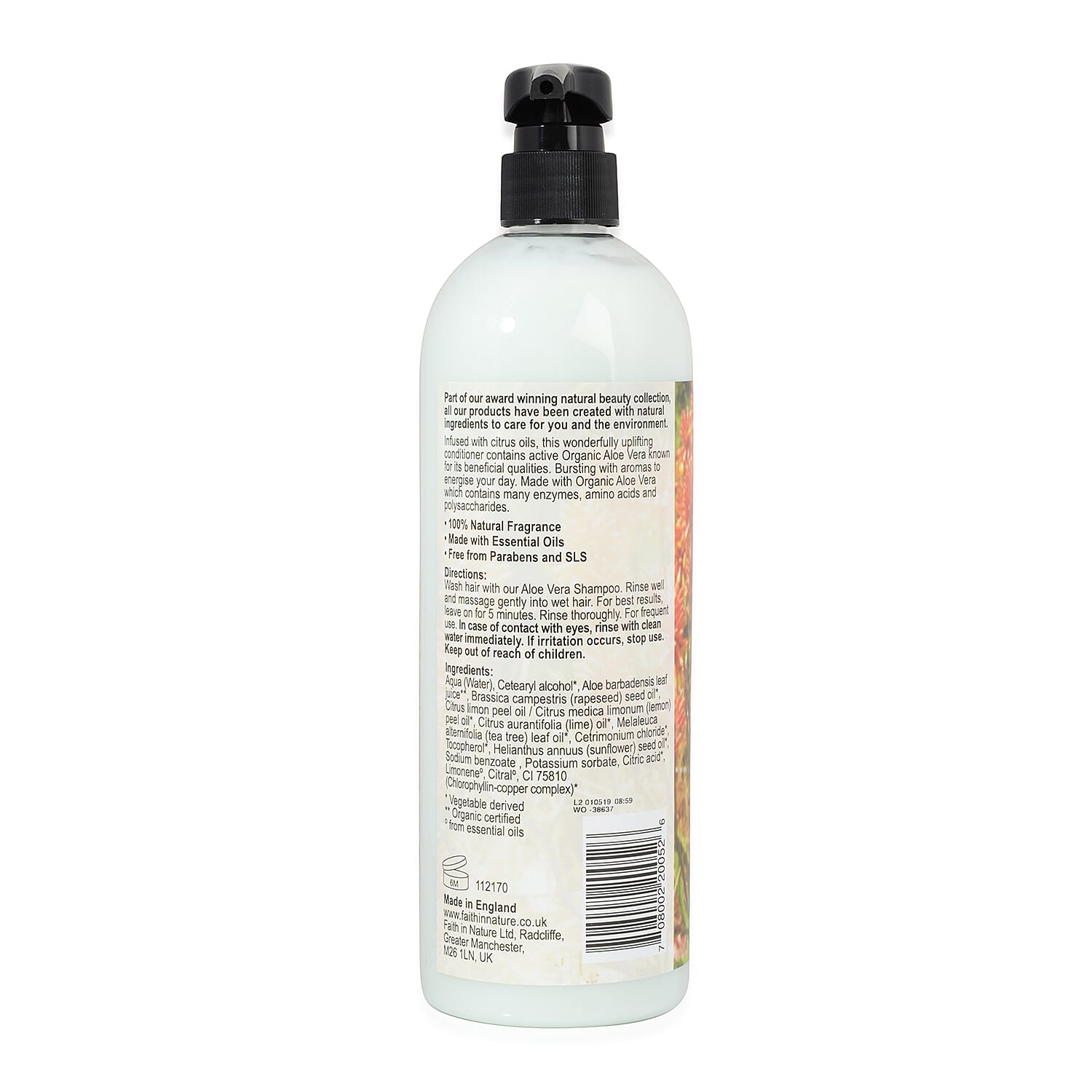 Faith in Nature: Aloe Vera Shampoo & Conditioner Duo - 740ml