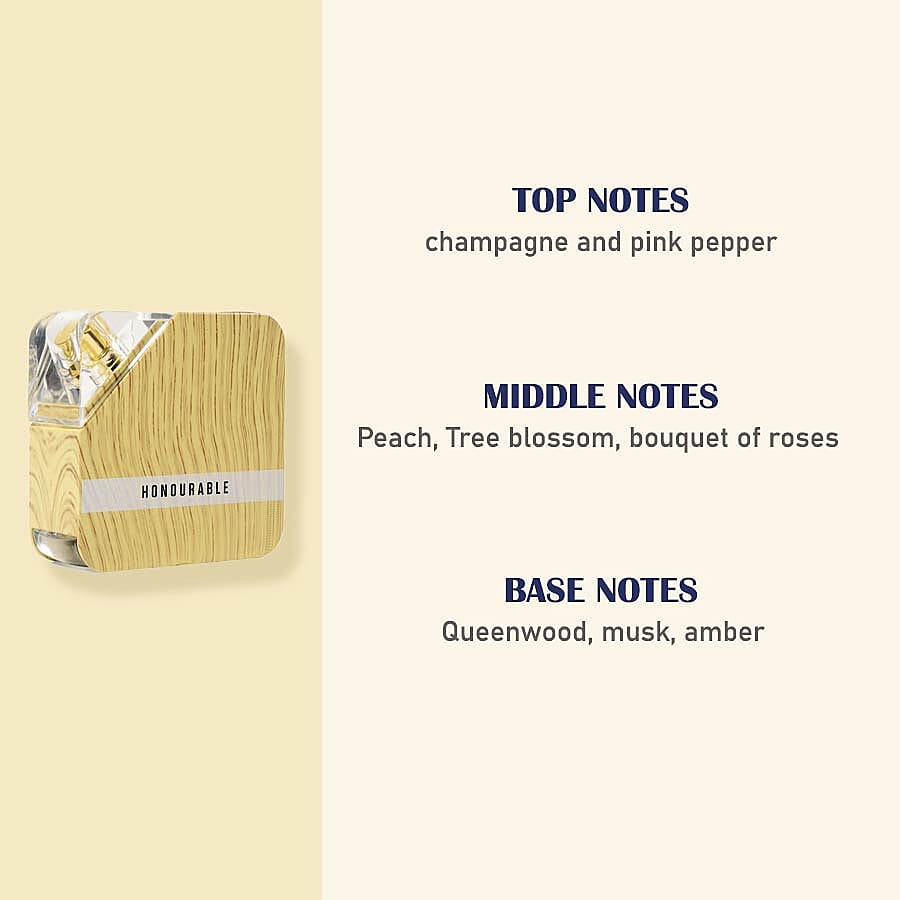 Honourable Eau De Parfum - 100ml - (For Him)
