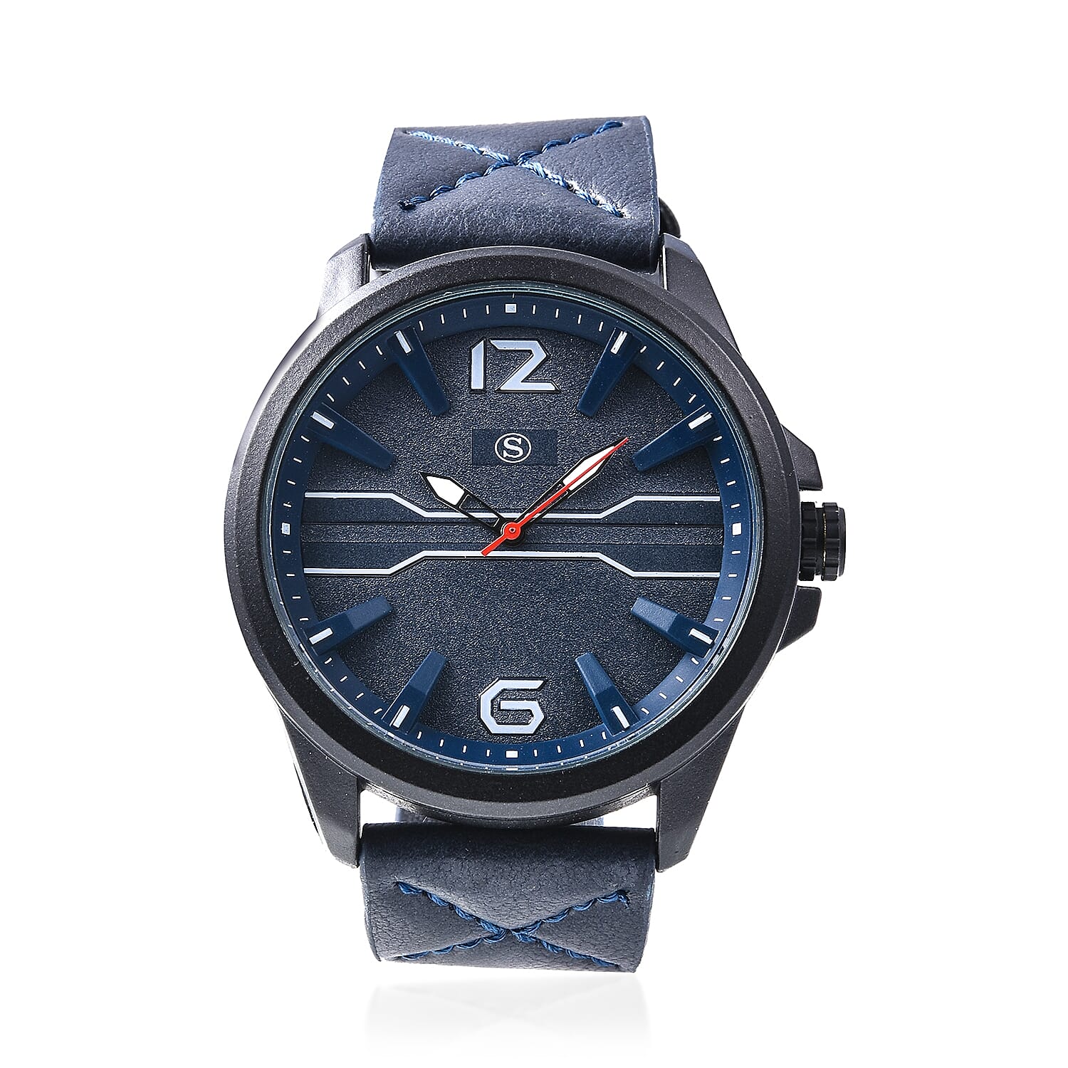 STRADA Japanese Movement Water Resistance Watch - Navy Blue