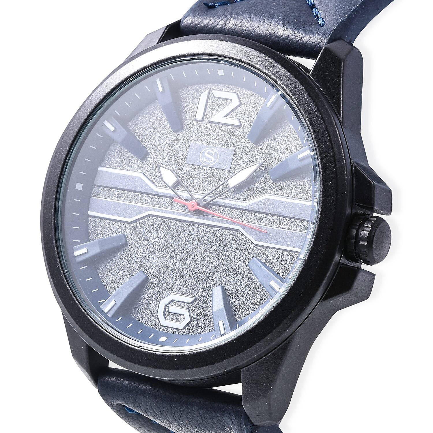 STRADA Japanese Movement Water Resistance Watch - Navy Blue