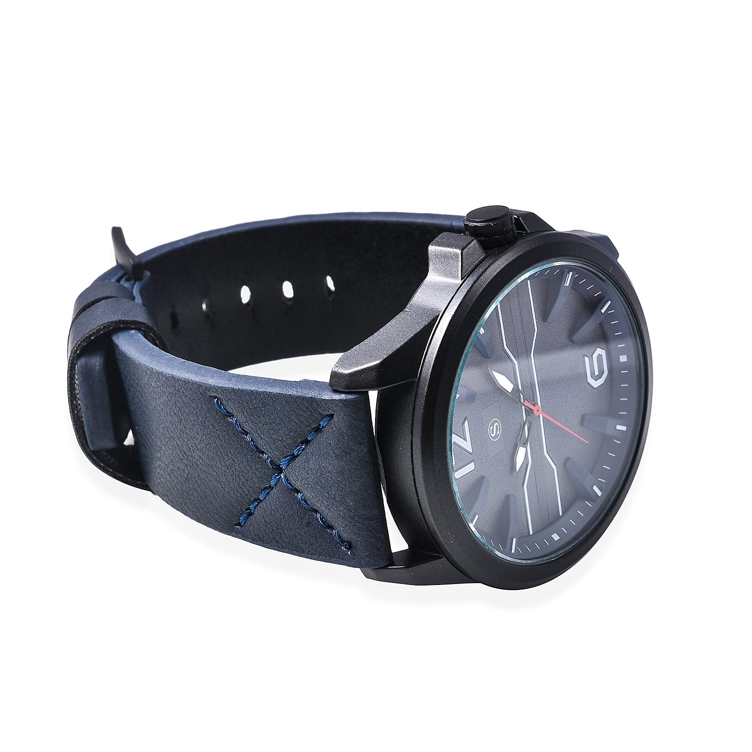 STRADA Japanese Movement Water Resistance Watch - Navy Blue
