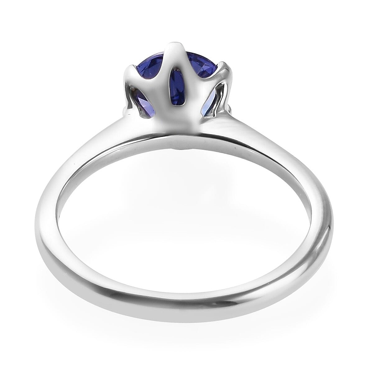 RHAPSODY 950 Platinum AAAA Tanzanite (Rnd 7 mm) Solitaire Ring 1.54 Ct.