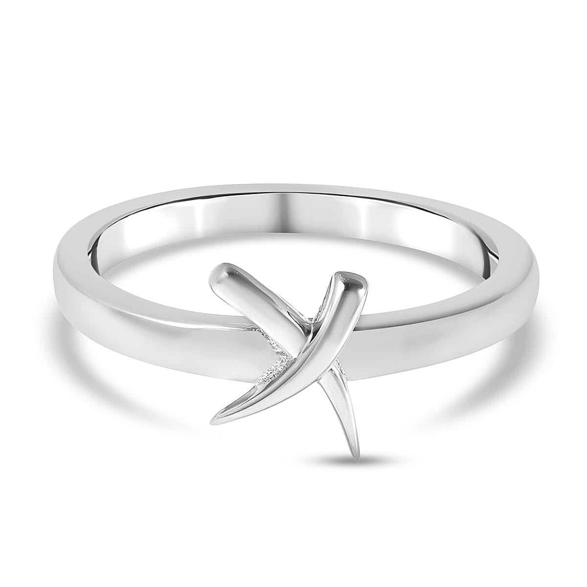 RACHEL GALLEY Rhodium Overlay Sterling Silver Ring