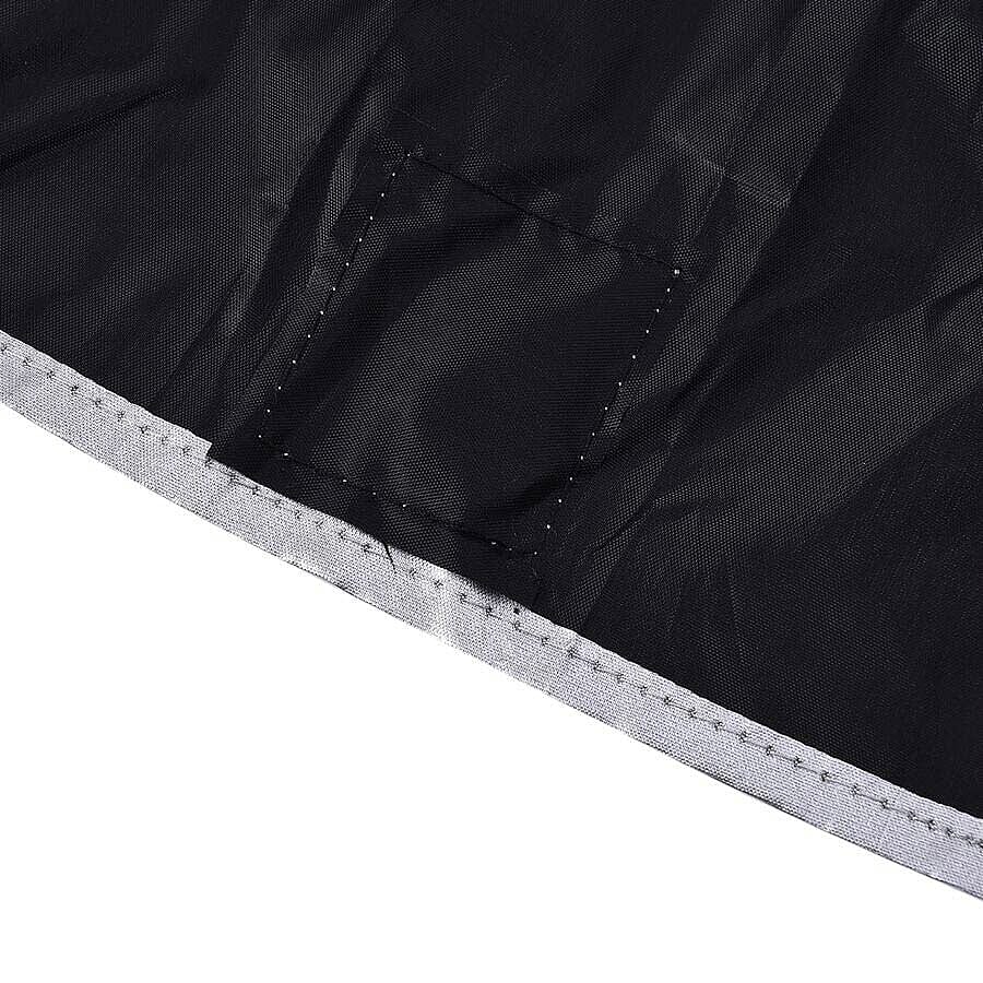 2 Piece Set - Magnetic Windshield Cover (Size 142x96 Cm) and Tread Ahead - Silver and Black