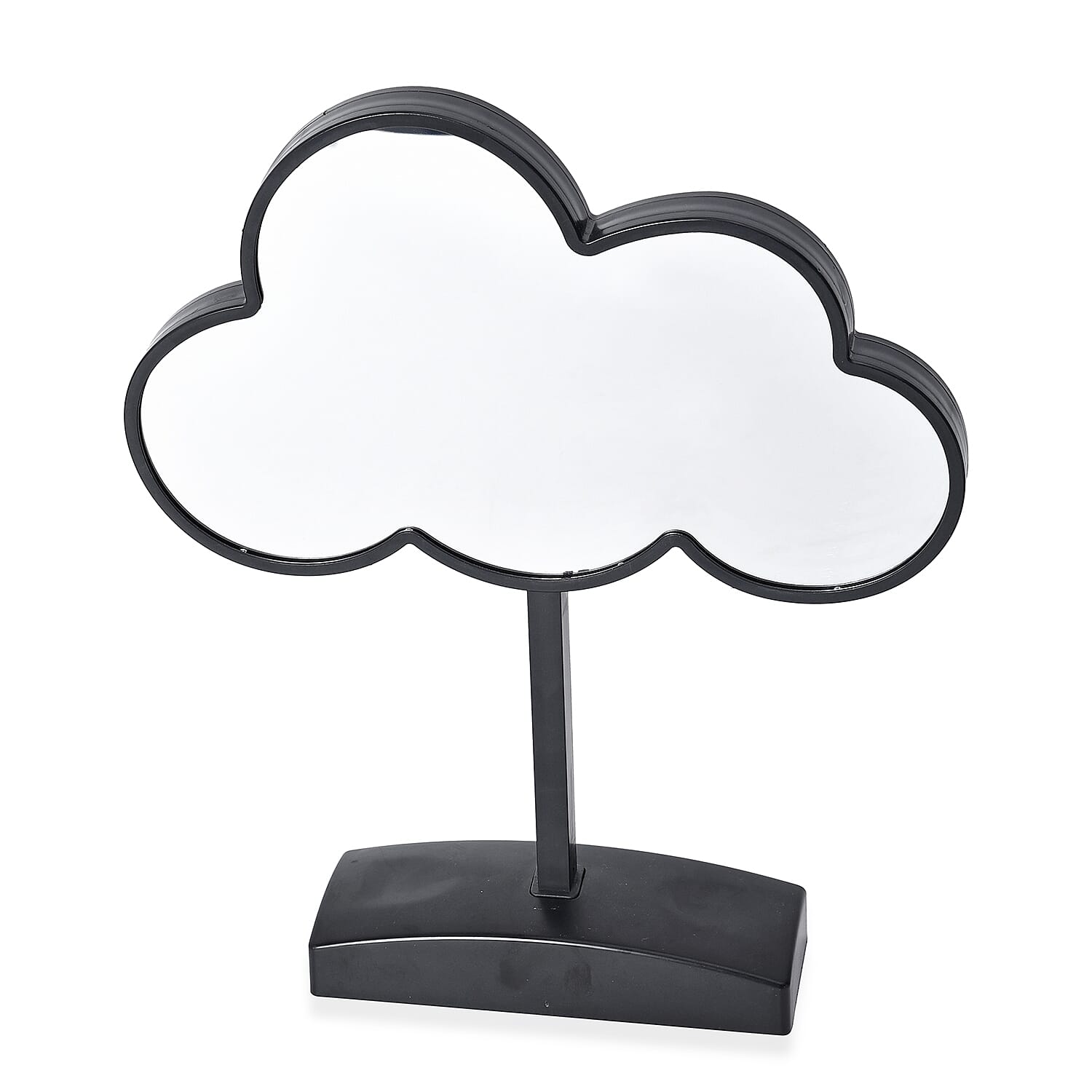 Cloud Shaped LED Tunnel Light (Size 29x15 Cm) - Black (4xAA Battery not Included)