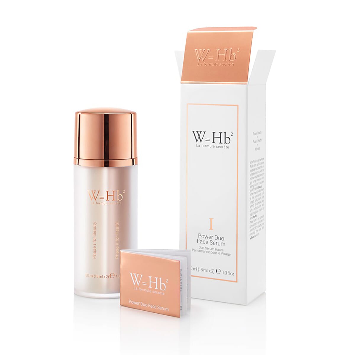 W=Hb2 La Formule Secrete: Power Duo Face Serum - 30ml