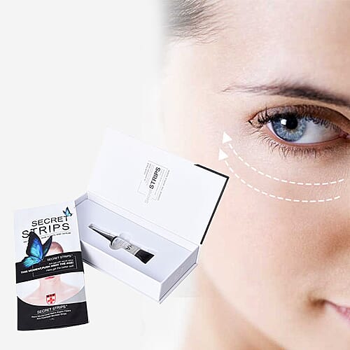 Set of 10 Pair Anti Aging Eye Strips and 1 Hyaluronic Acid Moisturizing Firming Essence