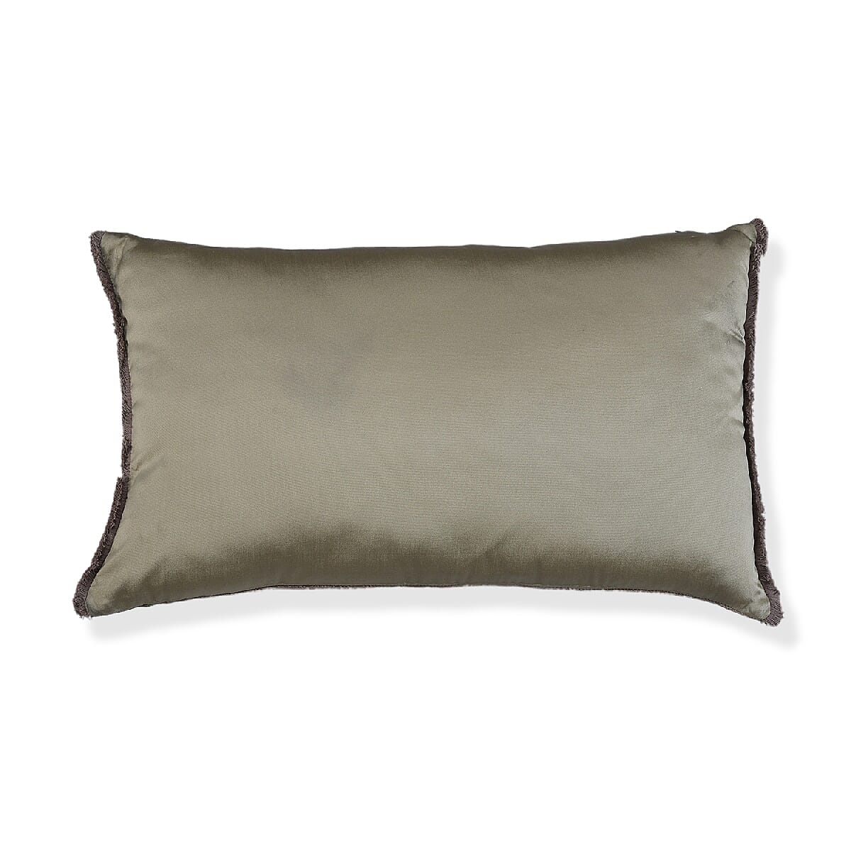 Wake me For Champagne - Cushion with Hand Embroidered Beads (30x50 cm Filling Incl.) Chocolate