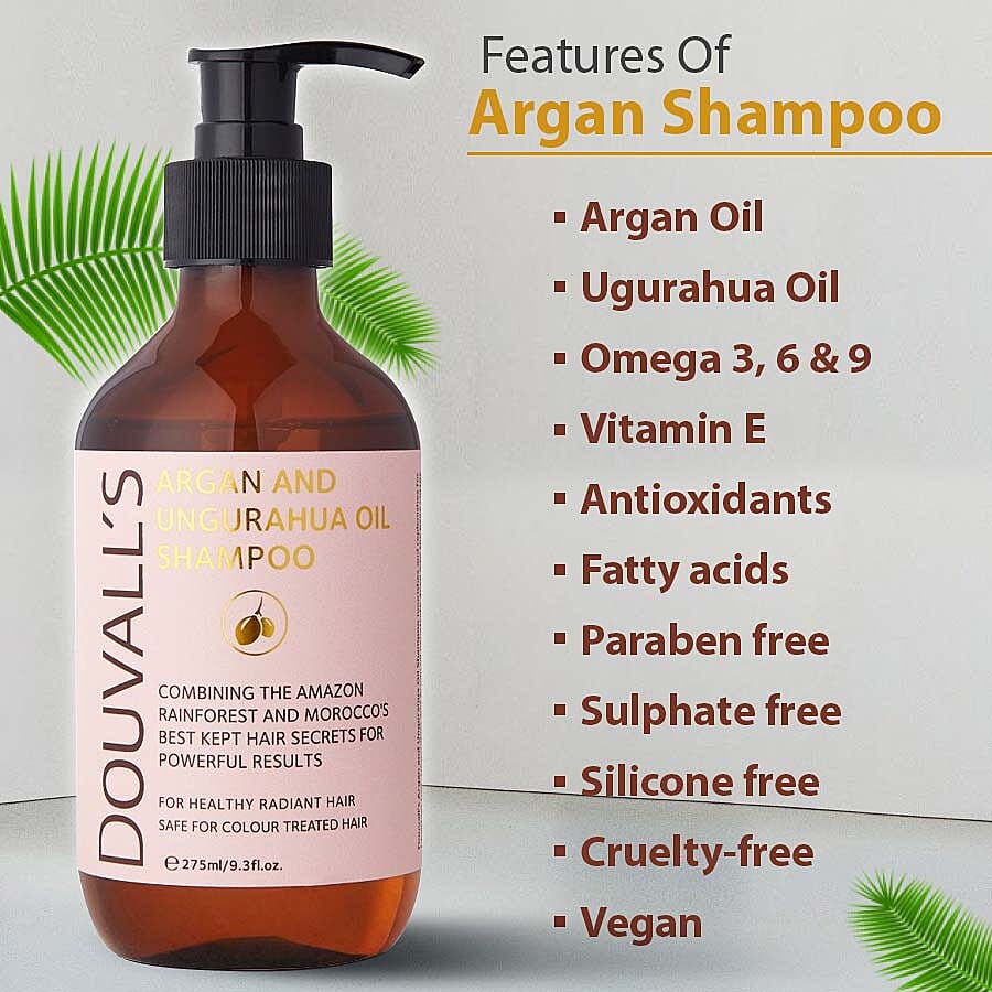 Douvalls- Argan and Ungurahua Oil Shampoo - 275ml