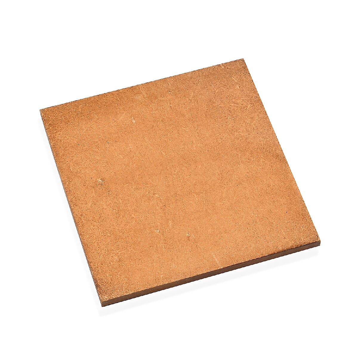 Set of 4 - Mother of Pearl Coaster with Wooden Base (Size 10x10 Cm) - Grey