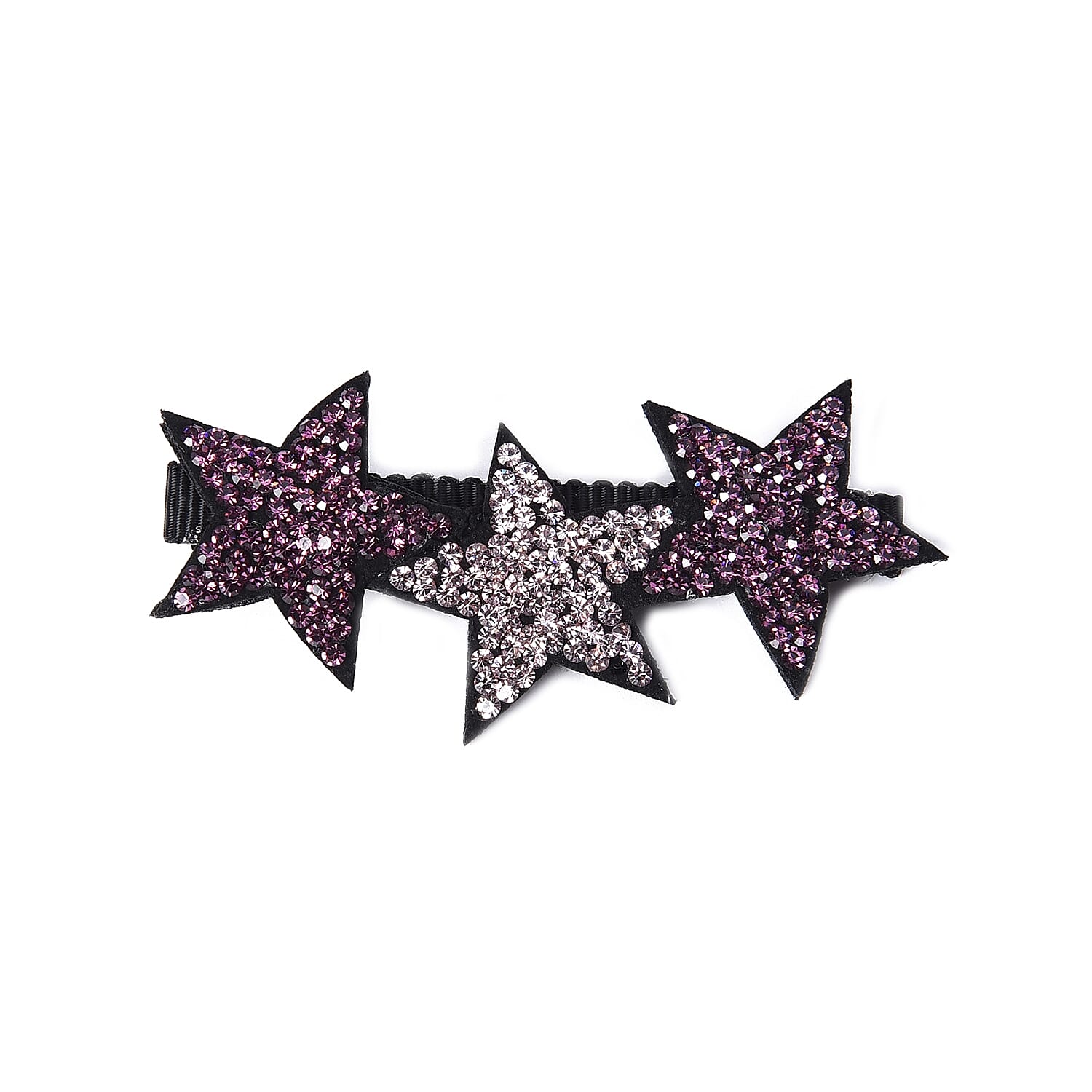 Lovely Star Duckbill Hair Clip - Light and Dark Purple