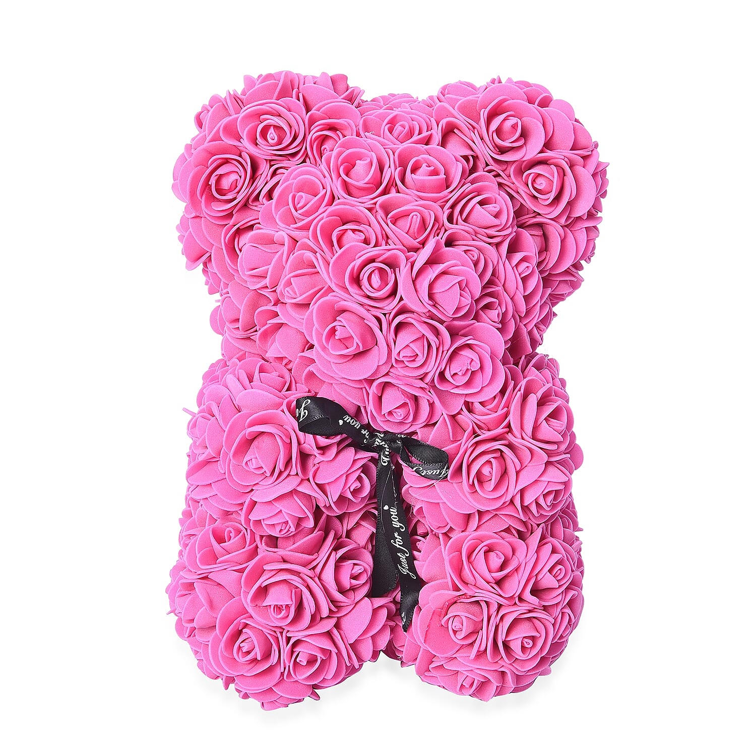 MP Lovely Rose Flower Bear with Bow Tie - Pink