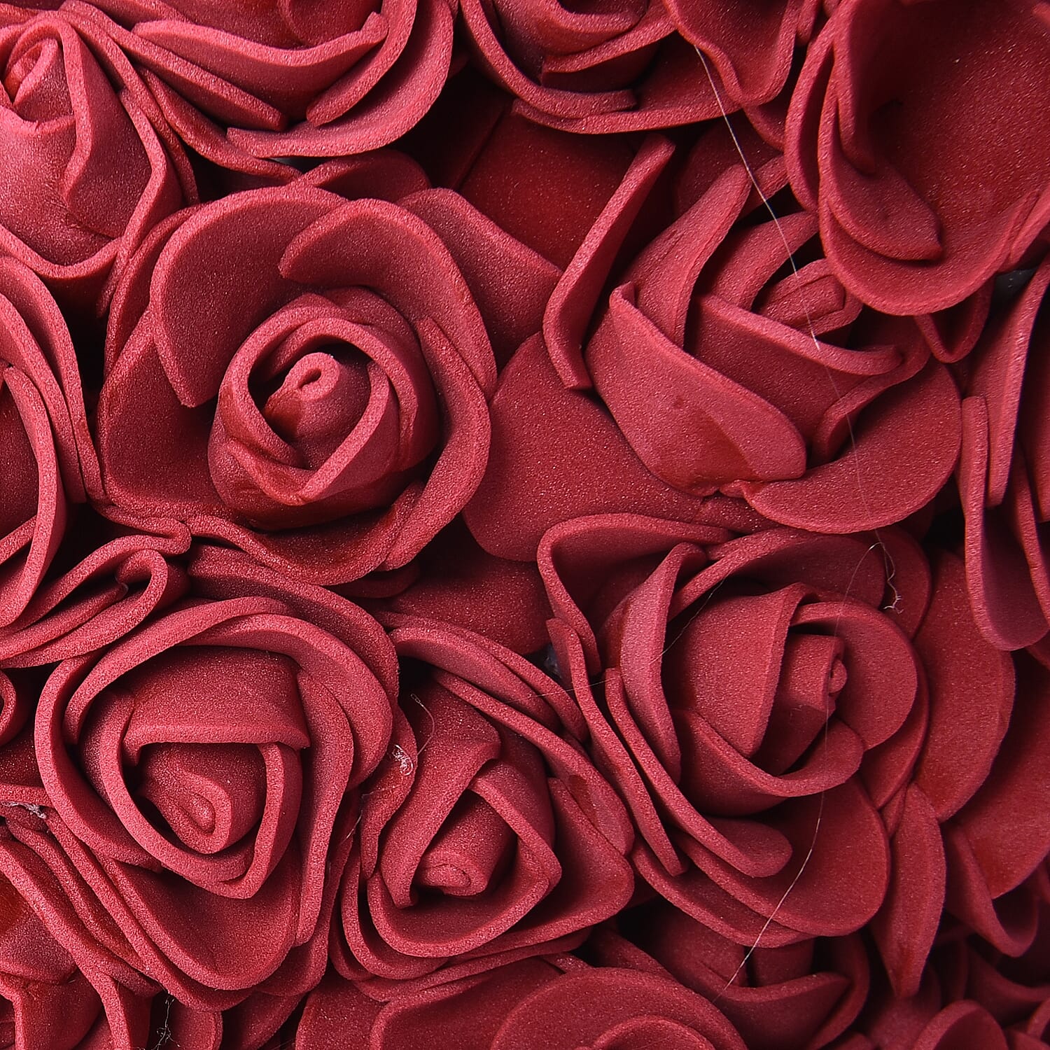 Lovely Rose Flower Bear with Bow Tie - Wine Red