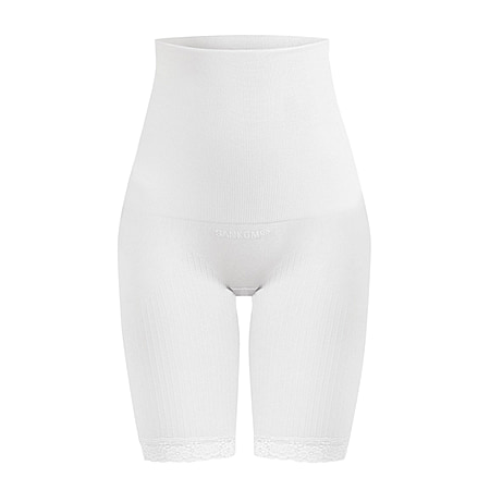 SANKOM SWITZERLAND Patent Classic Posture Correction Shapers Shorts with  Lace - White - 3481367 - TJC