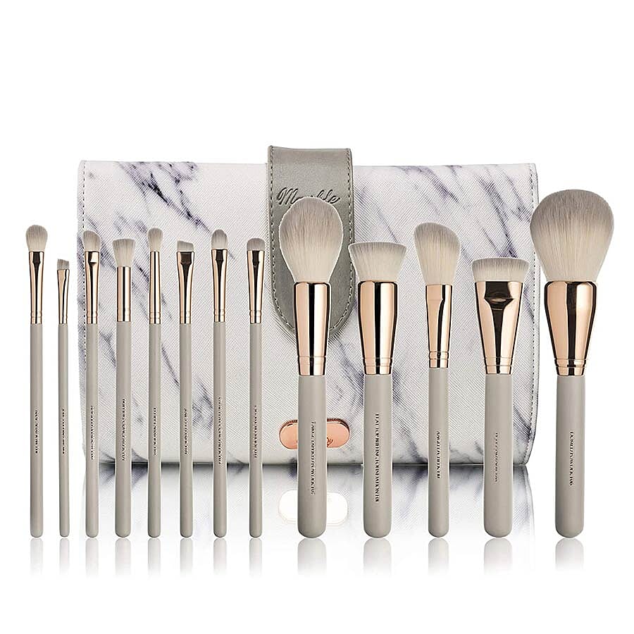 Soul Beauty: Marble Collection Limited Edition Brush Roll & 13 Brushes