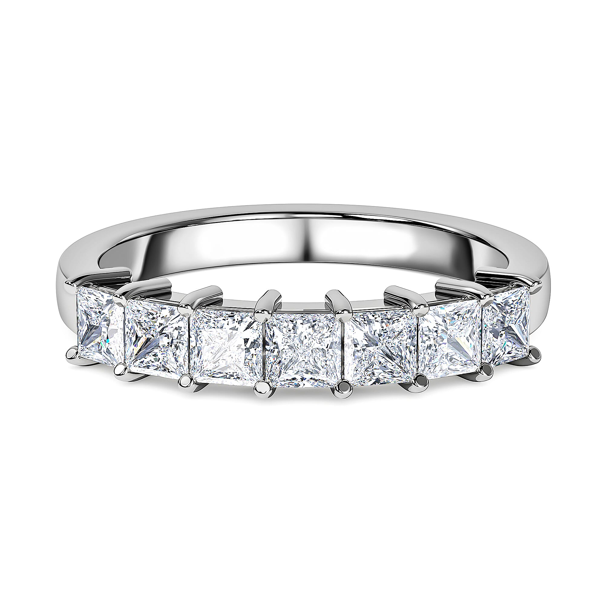 RHAPSODY 950 Platinum IGI Certified Natural Diamond (VS-E-F) Ring 1.02 Ct.