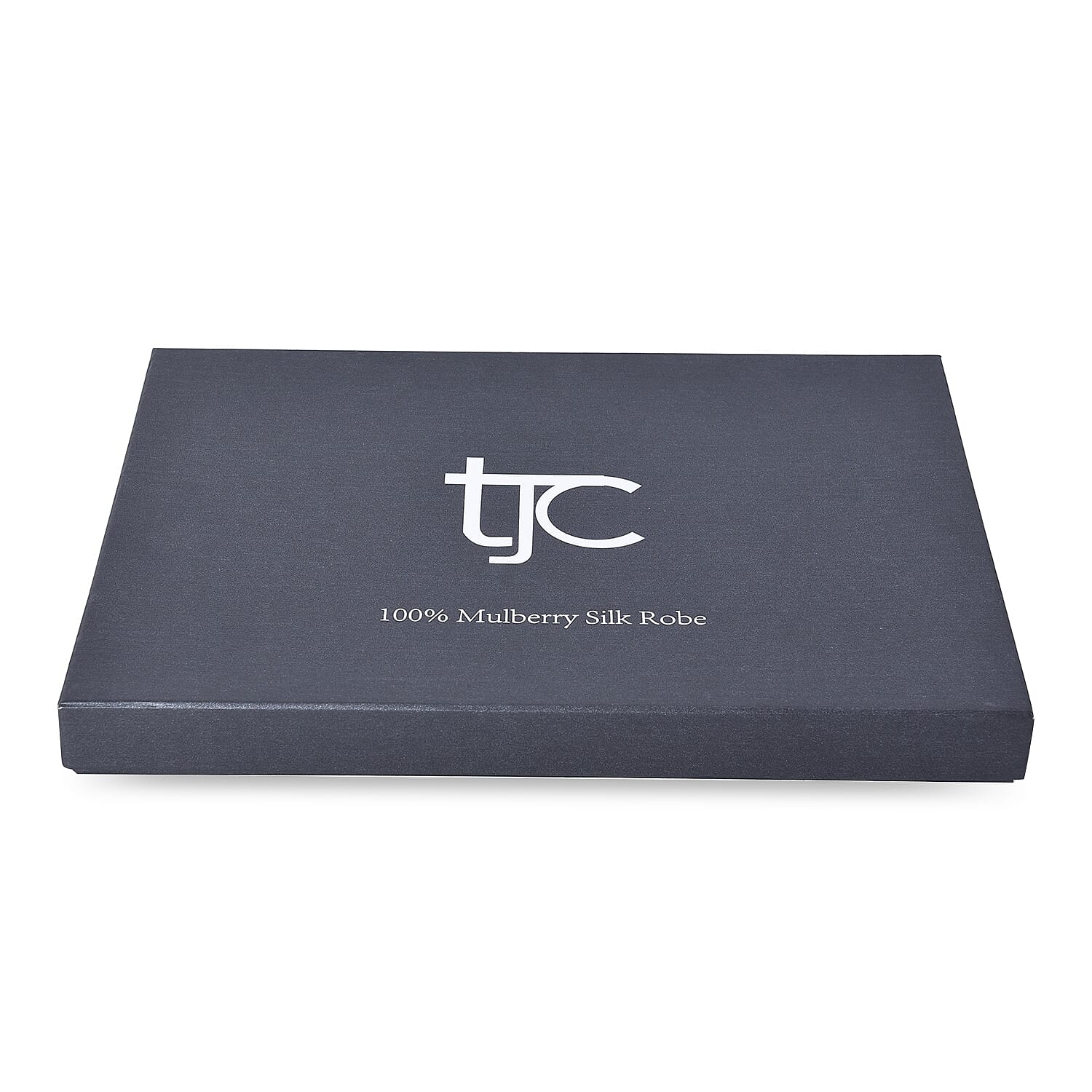 Mulberry Silk Long Robe with Kimono Style Sleeves with Lace  in Gift Box - Gold