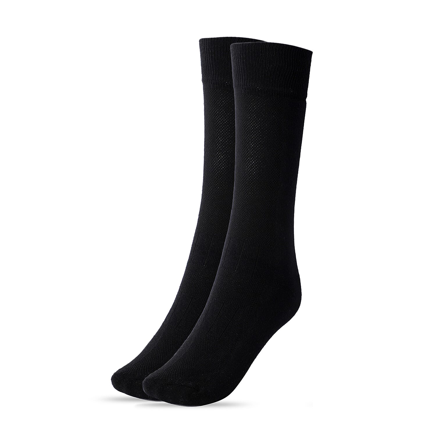 100% Cotton Aloe Vera Fresh Socks (Size 8-13) -  Black