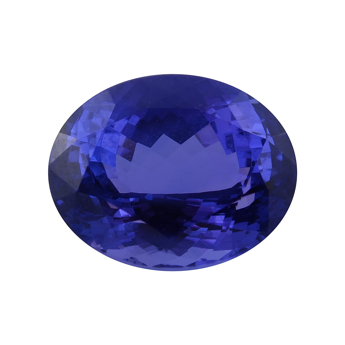 IGI Certified AAAA Tanzanite Faceted Oval  12.59x10.26, 7.190 Cts  (GT13460706)