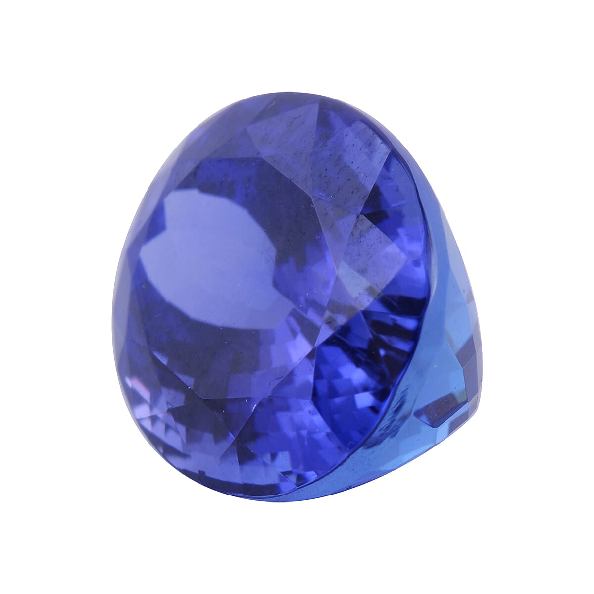 IGI Certified AAAA Tanzanite Faceted Oval  12.59x10.26, 7.190 Cts  (GT13460706)