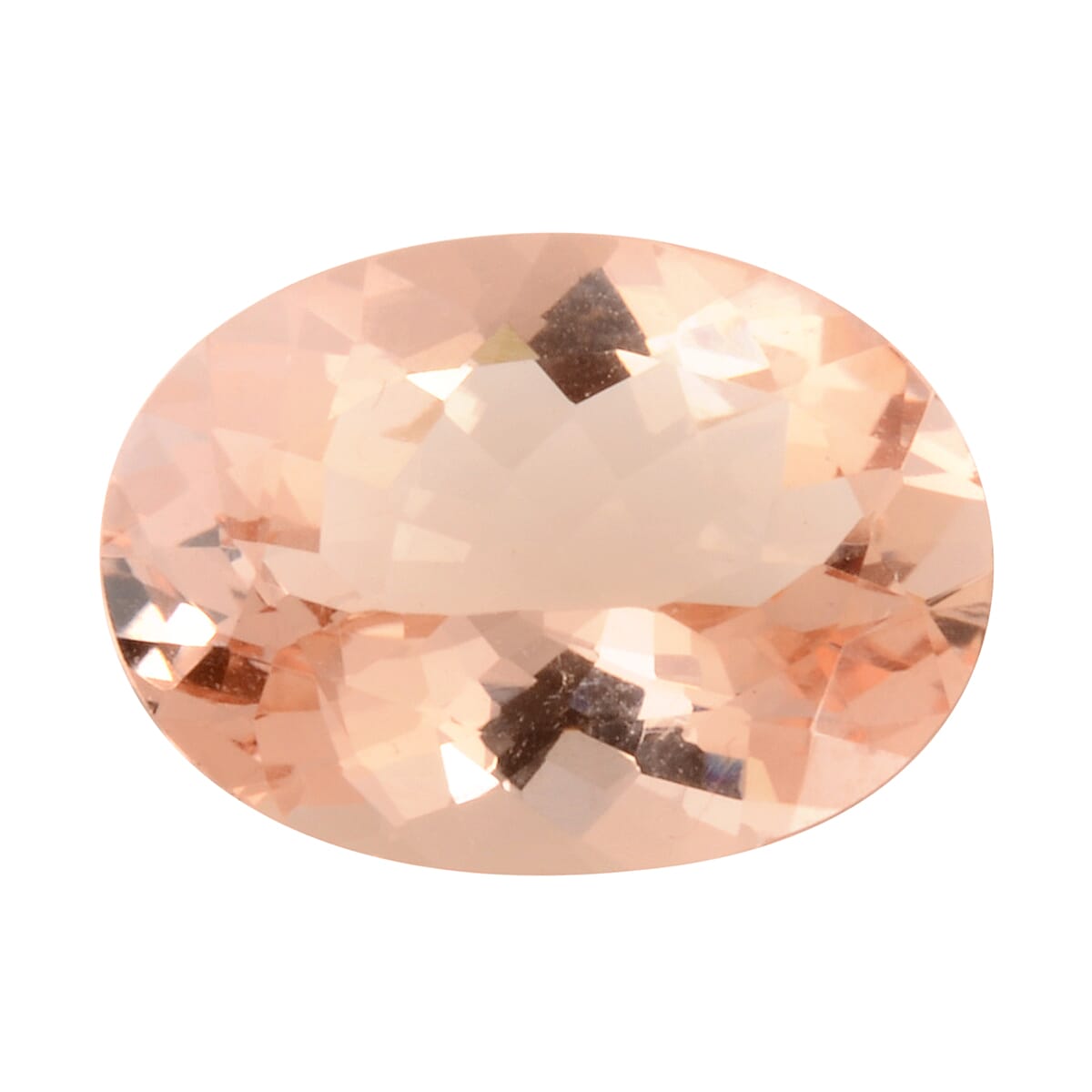 IGI Certified AAAA Morganite Oval 15.94x12.05mm (Depth - 7.20mm) Faceted 7.81 Ct
