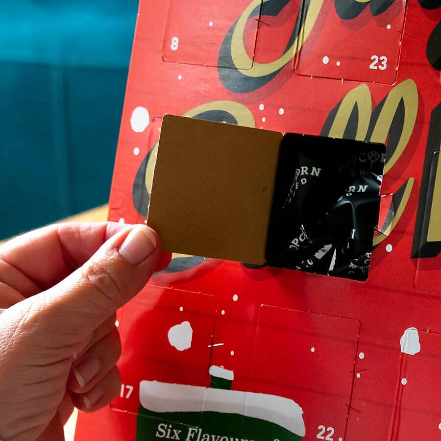 POPCORN SHED: Gourmet Popcorn Advent Calendar 112g
