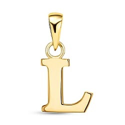 9K Yellow Gold Initial L Pendant
