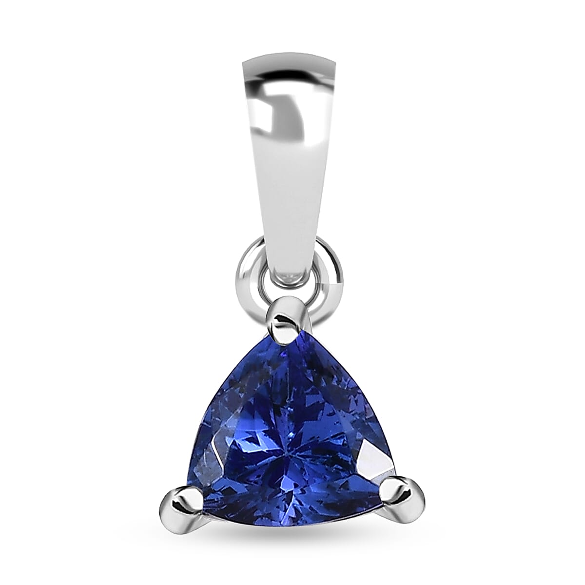 RHAPSODY 950 Platinum AAAA Tanzanite (Trl) Solitaire Pendant 1.25 Ct.
