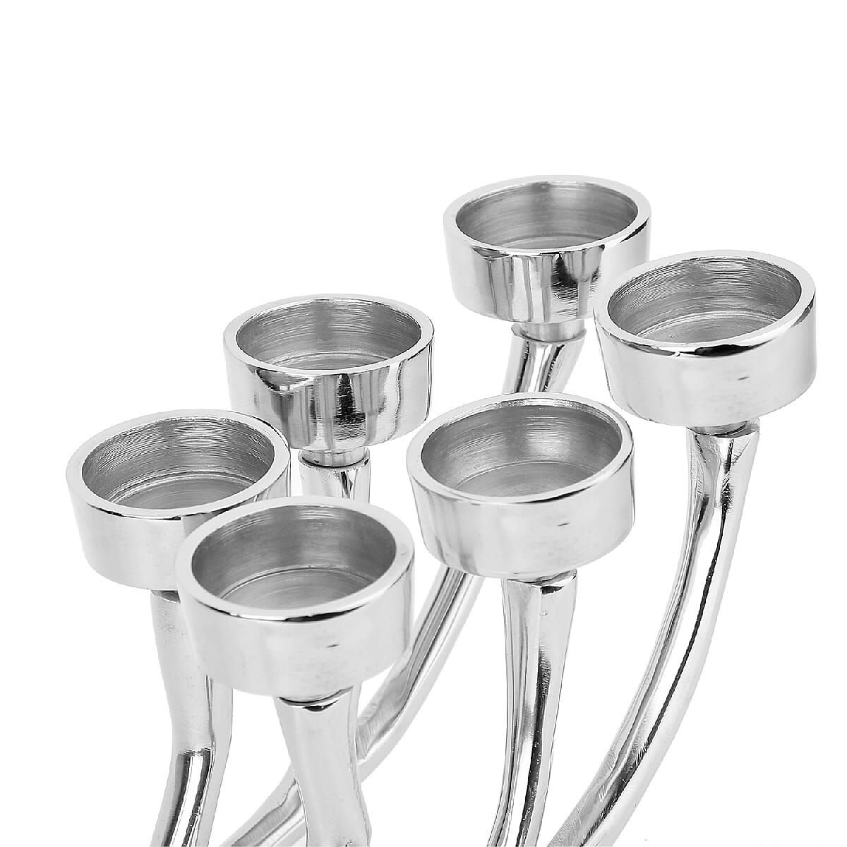 Sitting Reindeer with Six Tea Light Candle Holder made with cast Aluminum (Size 24x17 Cm)