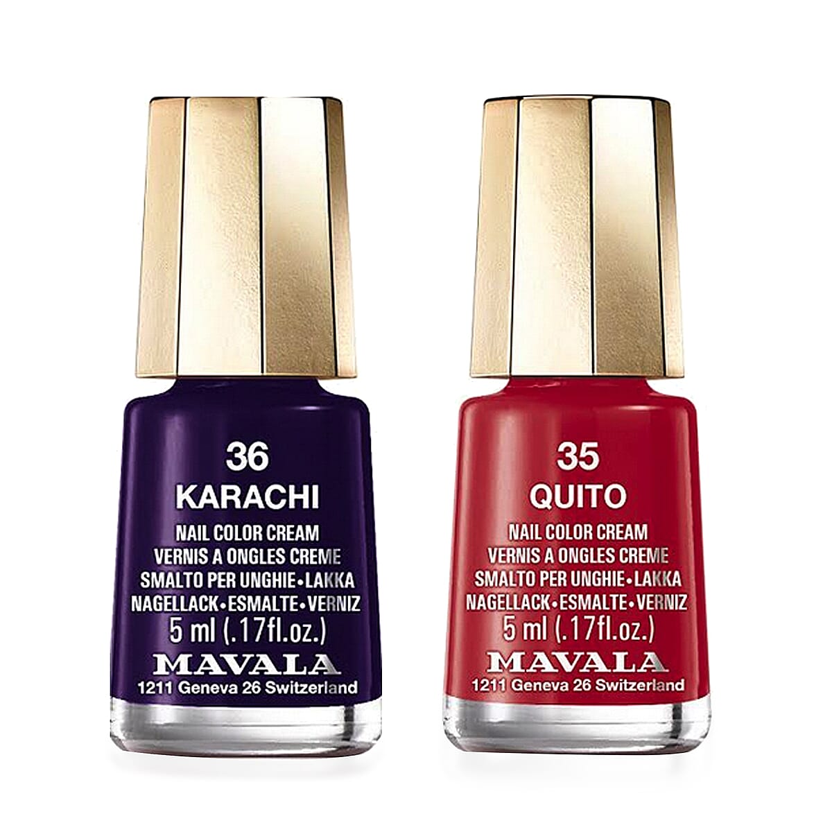 Mavala: Quito - 35 & Karachi - 36 (Duo Mini Colour 2x5ml)