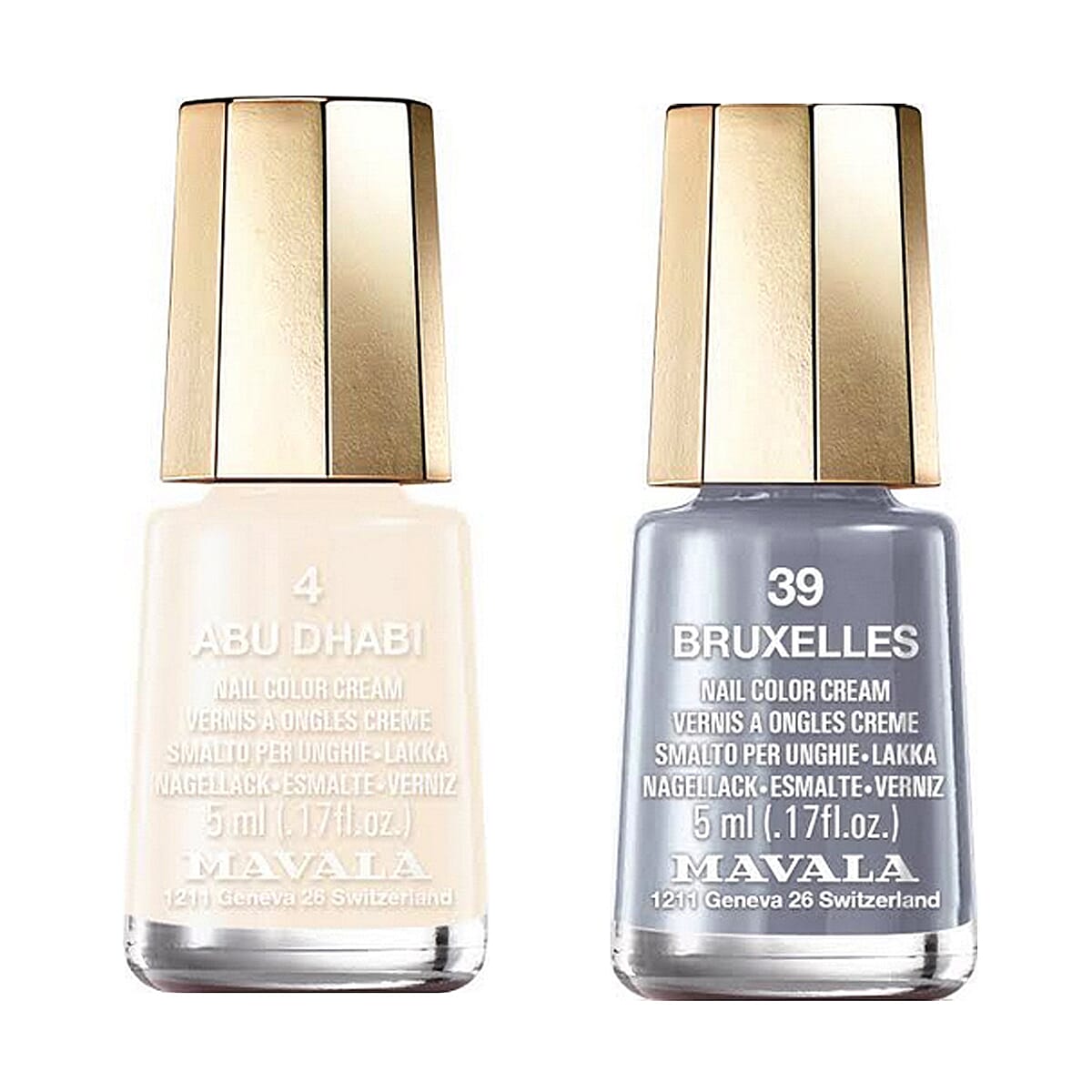 Mavala: Bruxelles - 39 & Abu Dhabi - 4 (Duo Mini Colour 2x5ml)