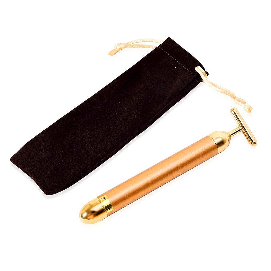 14 Carat Gold Plated Facial Roller