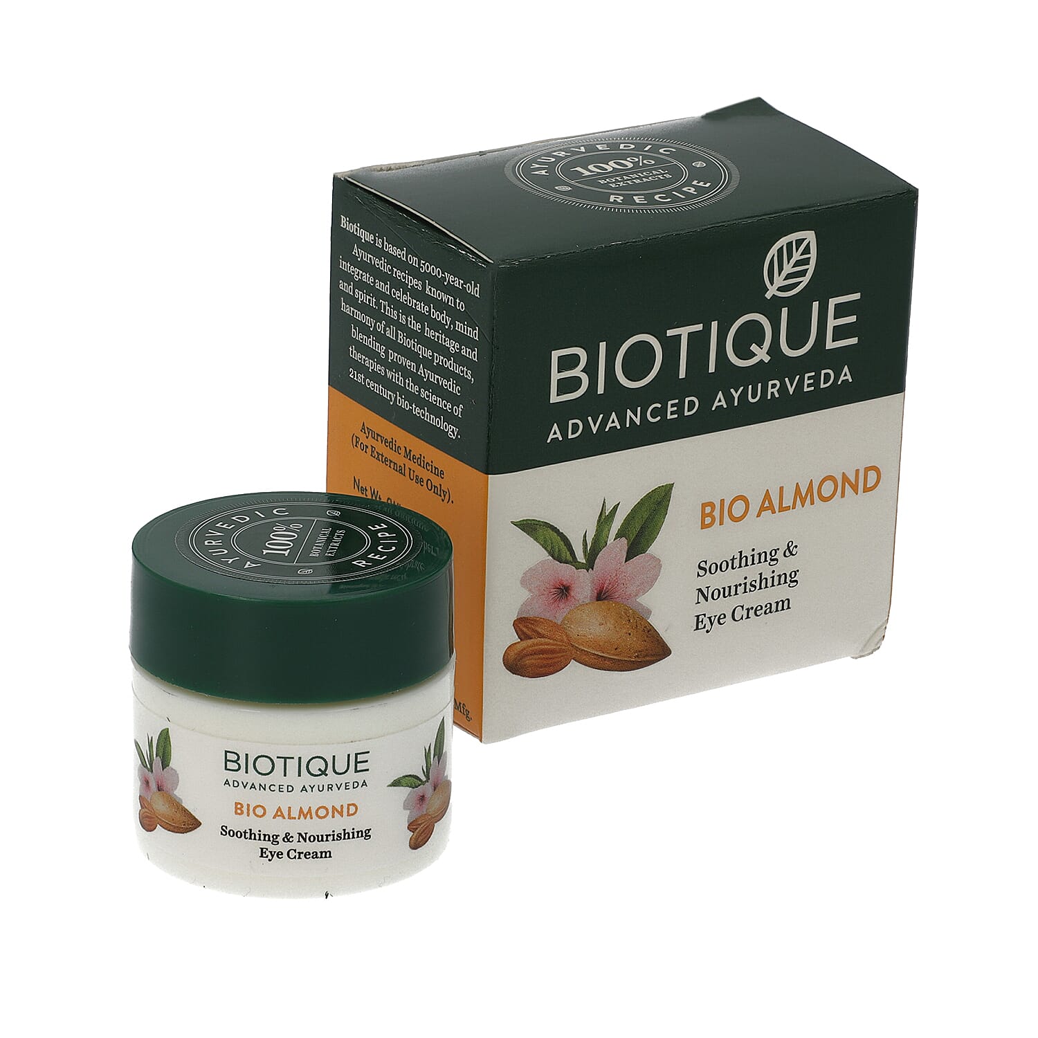 Biotique- Bio Almond Nourishing & Soothing Eye Cream - 15g