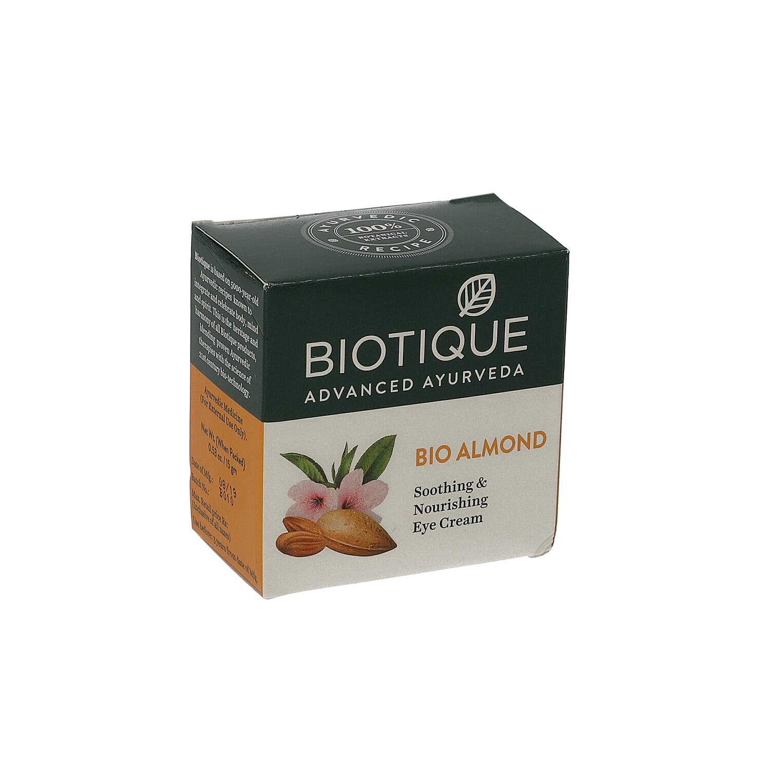 Biotique- Bio Almond Nourishing & Soothing Eye Cream - 15g
