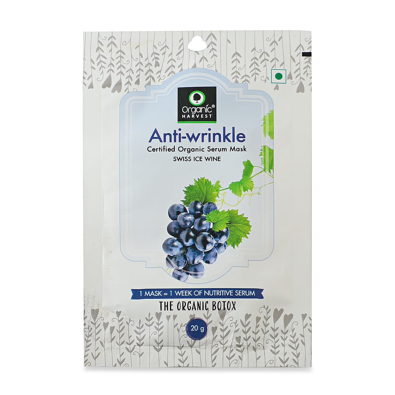 Set of 3 - Biodegradable Organic Sheet Masks - Anti-Wrinkle, Moisturizing and Skin Brightening