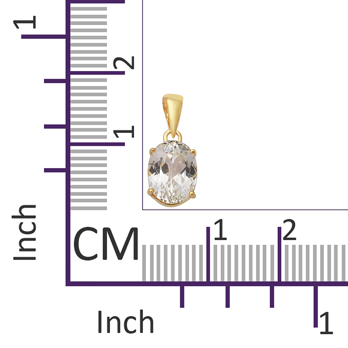 Close Out Deal- Hiddenite (Ovl 9x7 mm) Solitaire Pendant in Yellow Gold Overlay Sterling Silver 2.44 Ct.