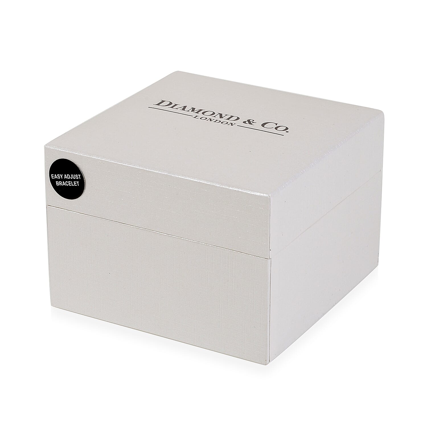 DIAMOND & CO LONDON- Diamond Studded Watch with Mesh Style Strap - Rose Gold Tone