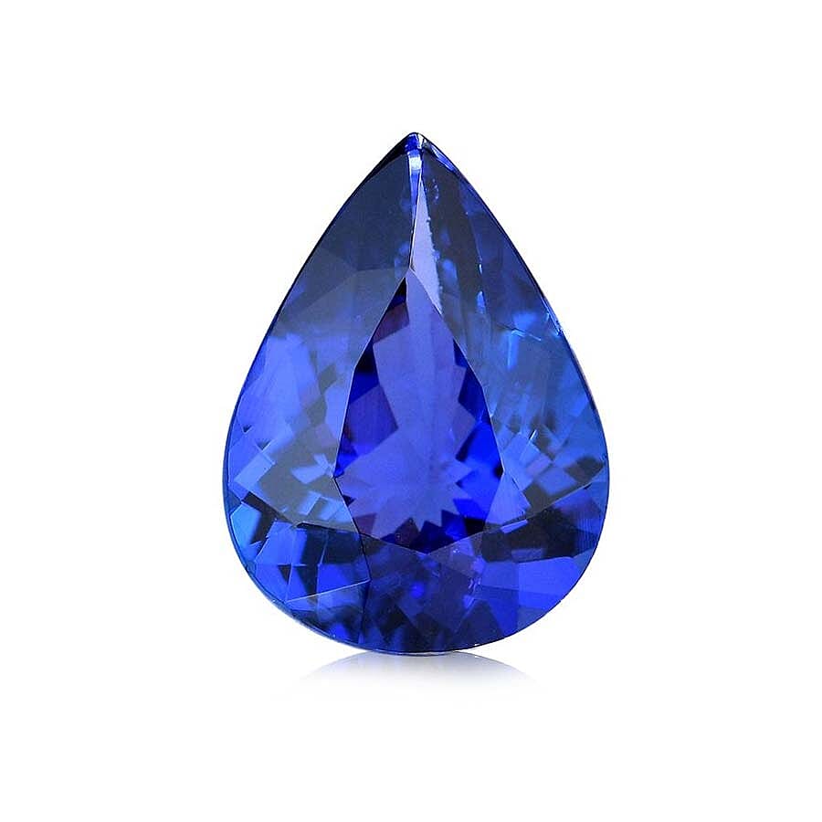 Tanzanite Pear Free Faceted 4A 4.600 Cts