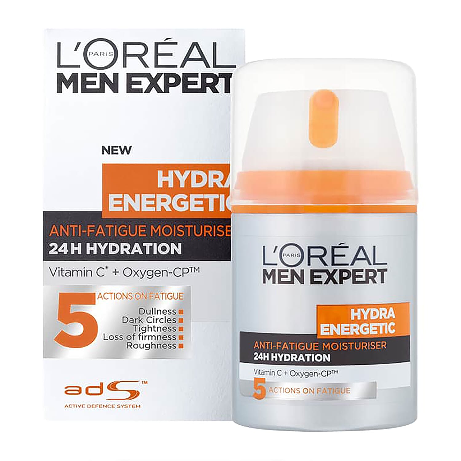 Loreal: Men Expert Anti-Fatigue Daily Moisturiser- 5 Actions To Fight Signs Of Fatigue - 50ML