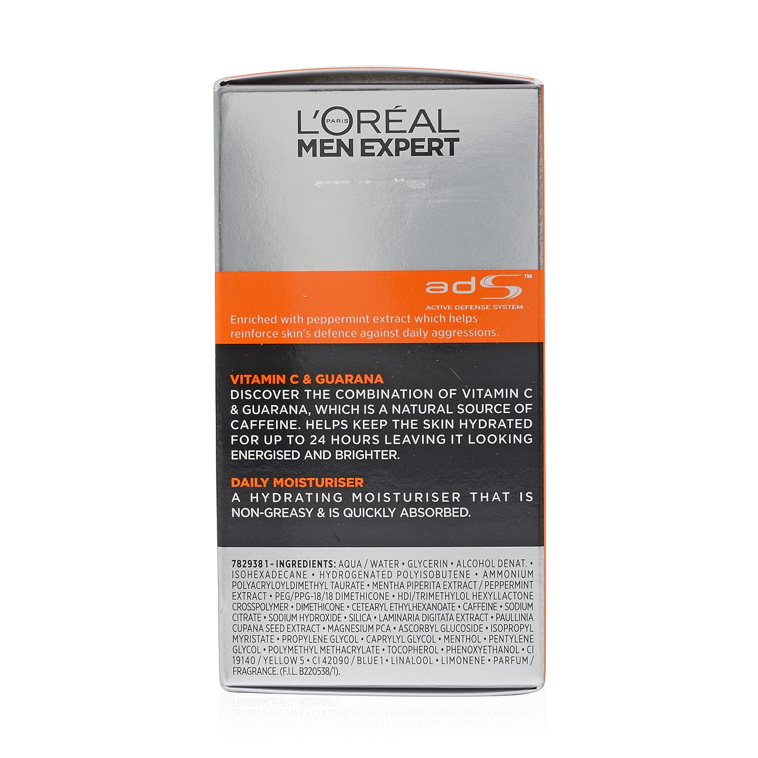 Loreal: Men Expert Anti-Fatigue Daily Moisturiser- 5 Actions To Fight Signs Of Fatigue - 50ML