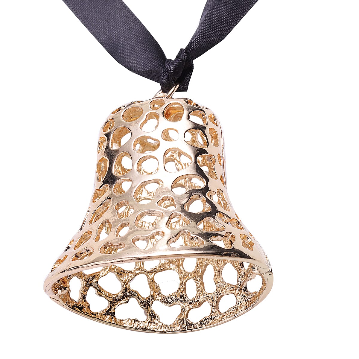 RACHEL GALLEY Bell Charm in Yellow Gold Tone