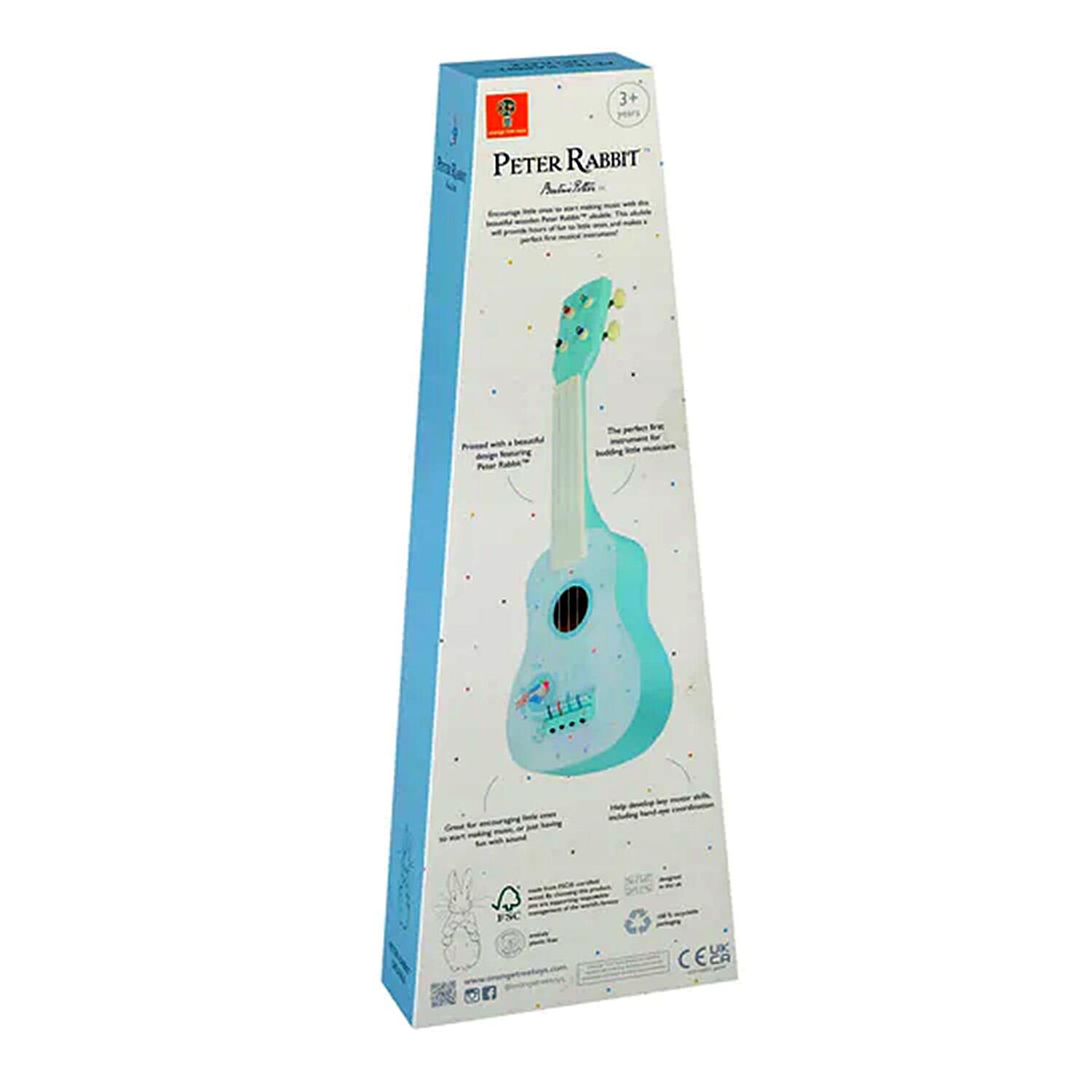 PETER RABBIT Kids Ukulele Wooden Guitar