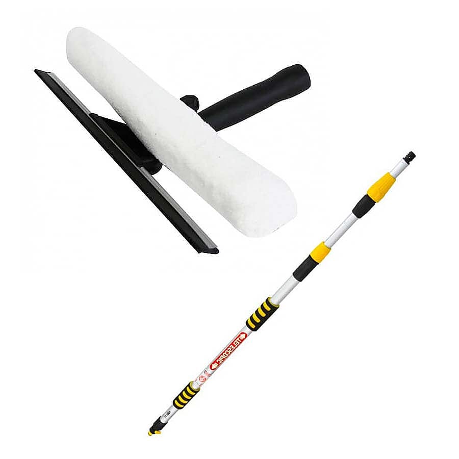 Rolson 2-in-1 Water Fed Telescopic Window Cleaner (L-145 with 100 Cm Extender)