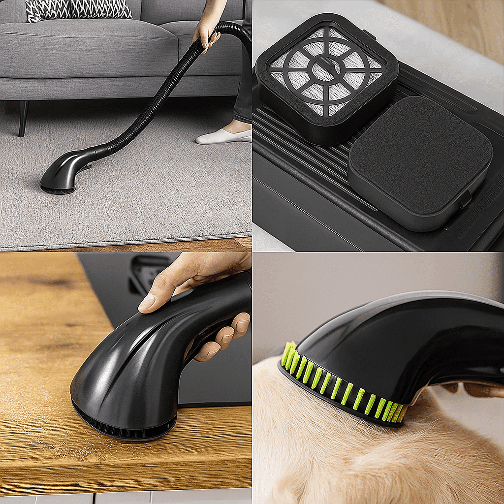 Accessories for Cordless Vacuum - Cleaning Kit (Include Pet Brush, Hose, Compact Power Brush and HEPA Filter)