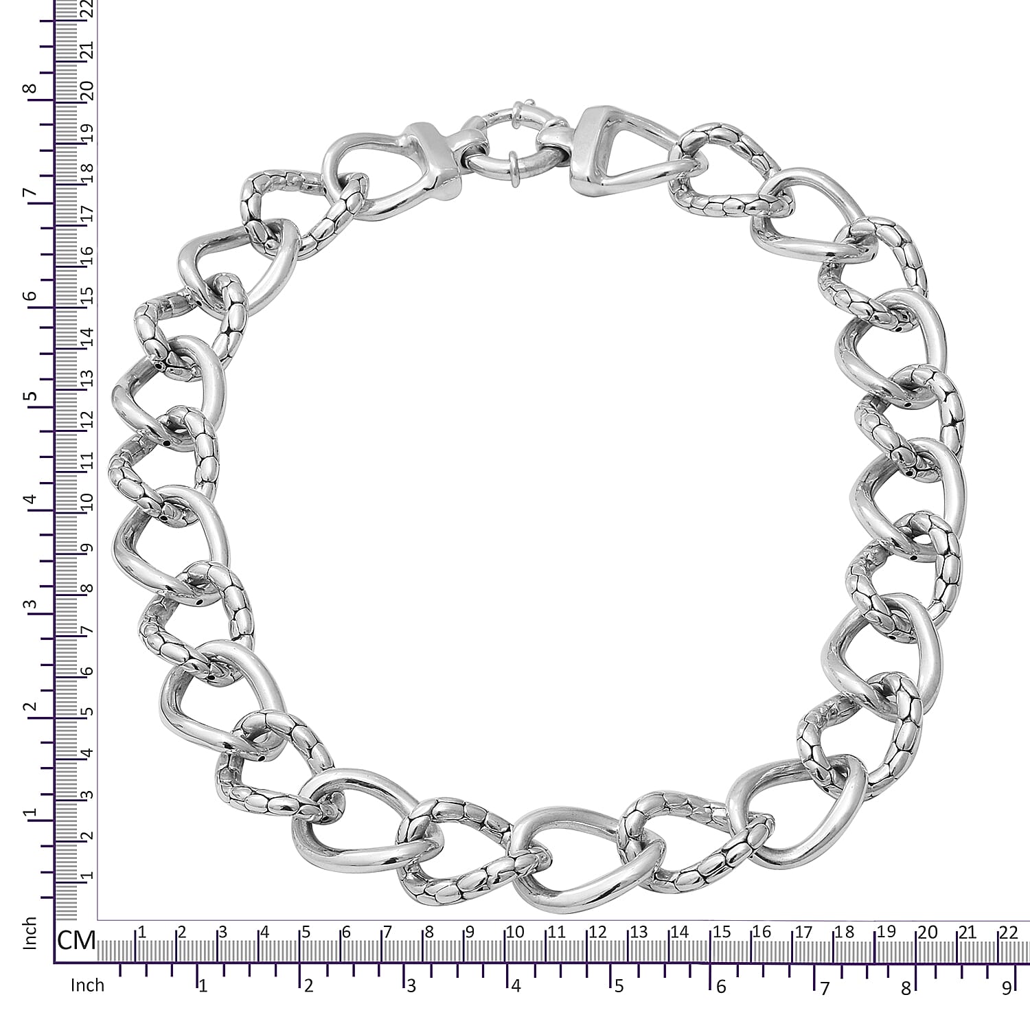 Sterling Silver Necklace (Size 20), Silver wt 58.00 Gms